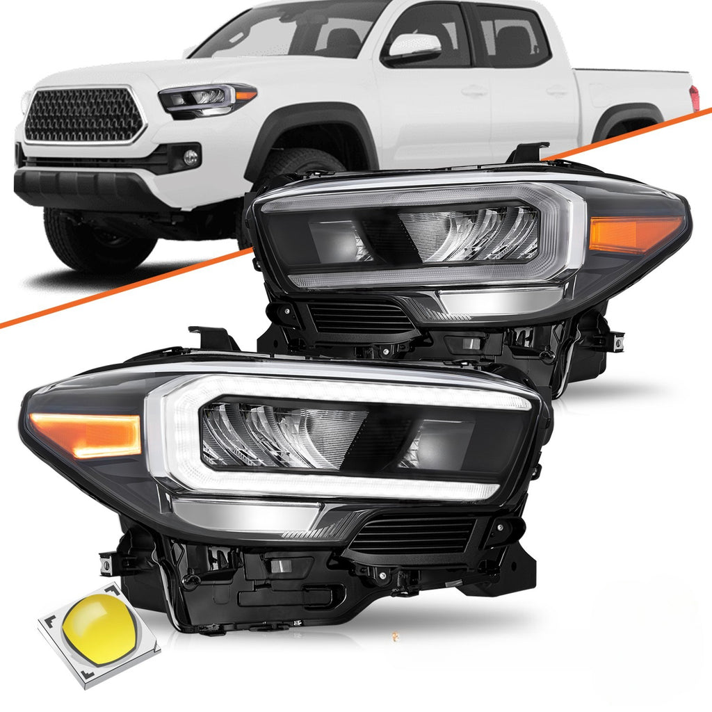 For 2020-2023 Toyota Tacoma Full LED TRD/PRO Headlights Headlamps Pair L+R