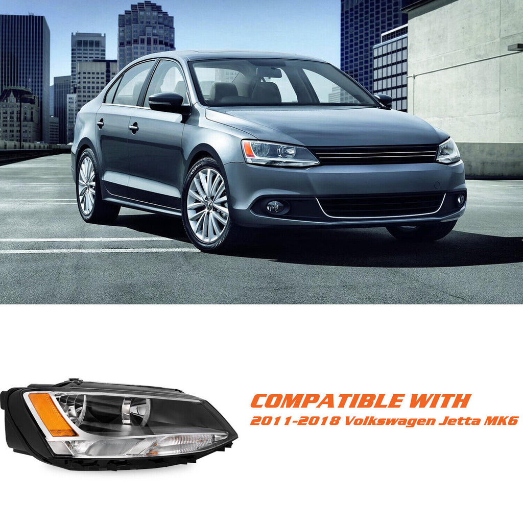 For 2011-2018 Volkswagen Jetta Headlamp Halogen Right Passenger side Headlight