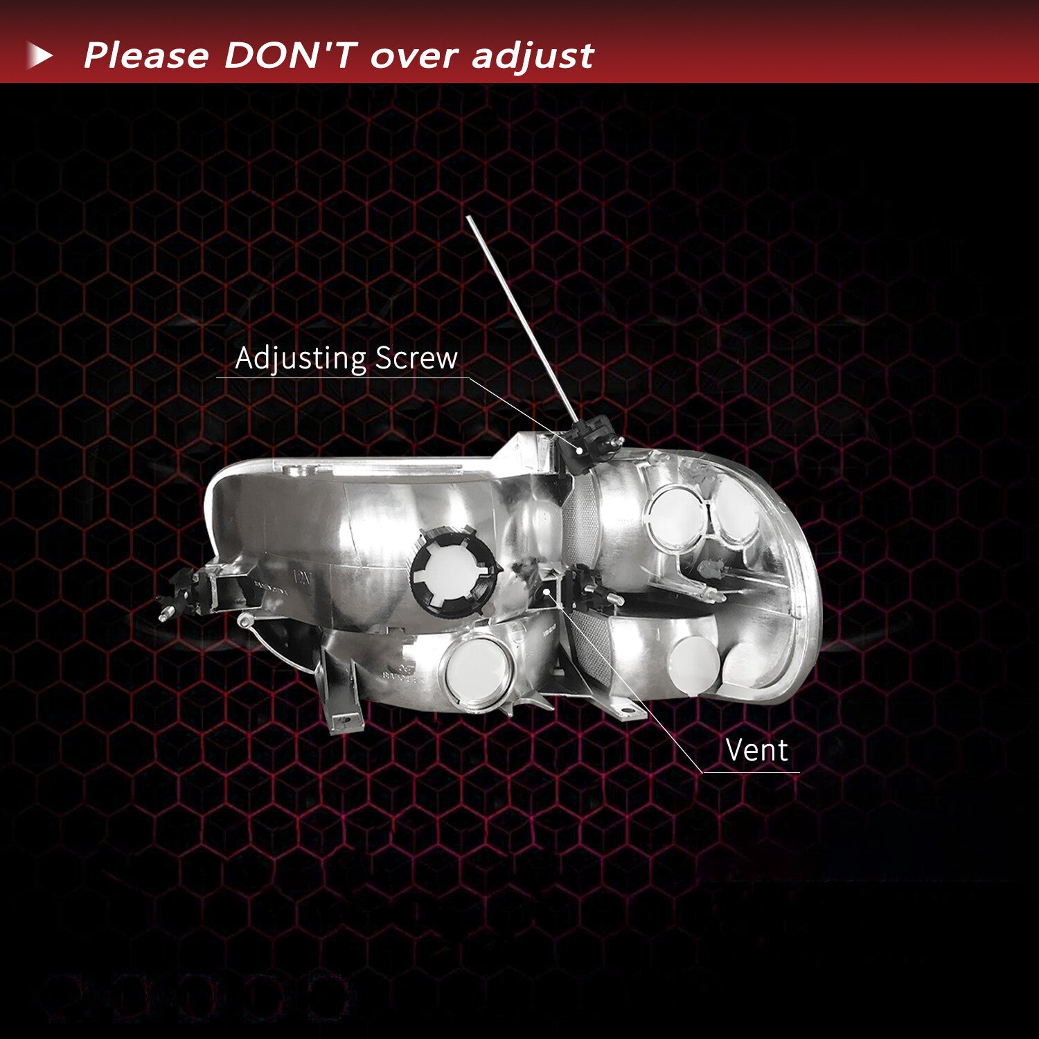 For 1995-2001 Ford Explorer Black Housing Amber Corner Headlights Lamps W/Bulbs