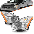 For 2008-2013 Nissan Rogue 2014-2015 Rogue Select Halogen Headlights Lamps Pair