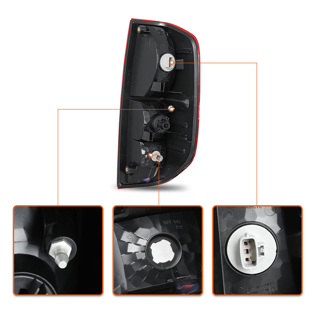 For 2005-2021 Nissan Frontier 09-12 Equator Tail Light Assembly Lamp w/Bulbs L+R