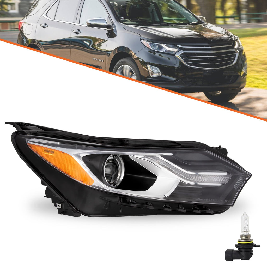 For 2018-2020 Chevy Equinox Factory Halogen LED DRL Passenger Side Headlight