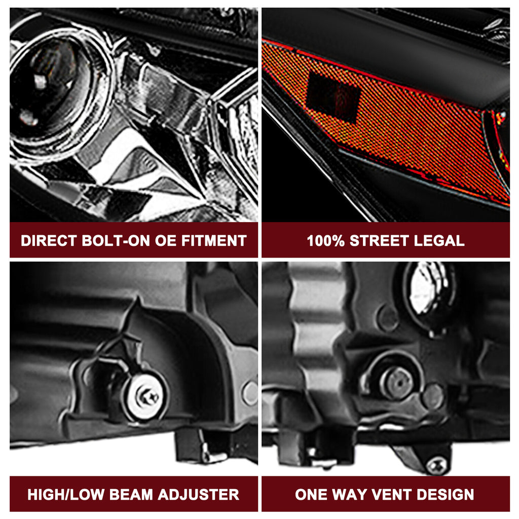 For 2008-2012 Honda Accord 2-Door 2Dr Coupe Right Passenger Side Headlight