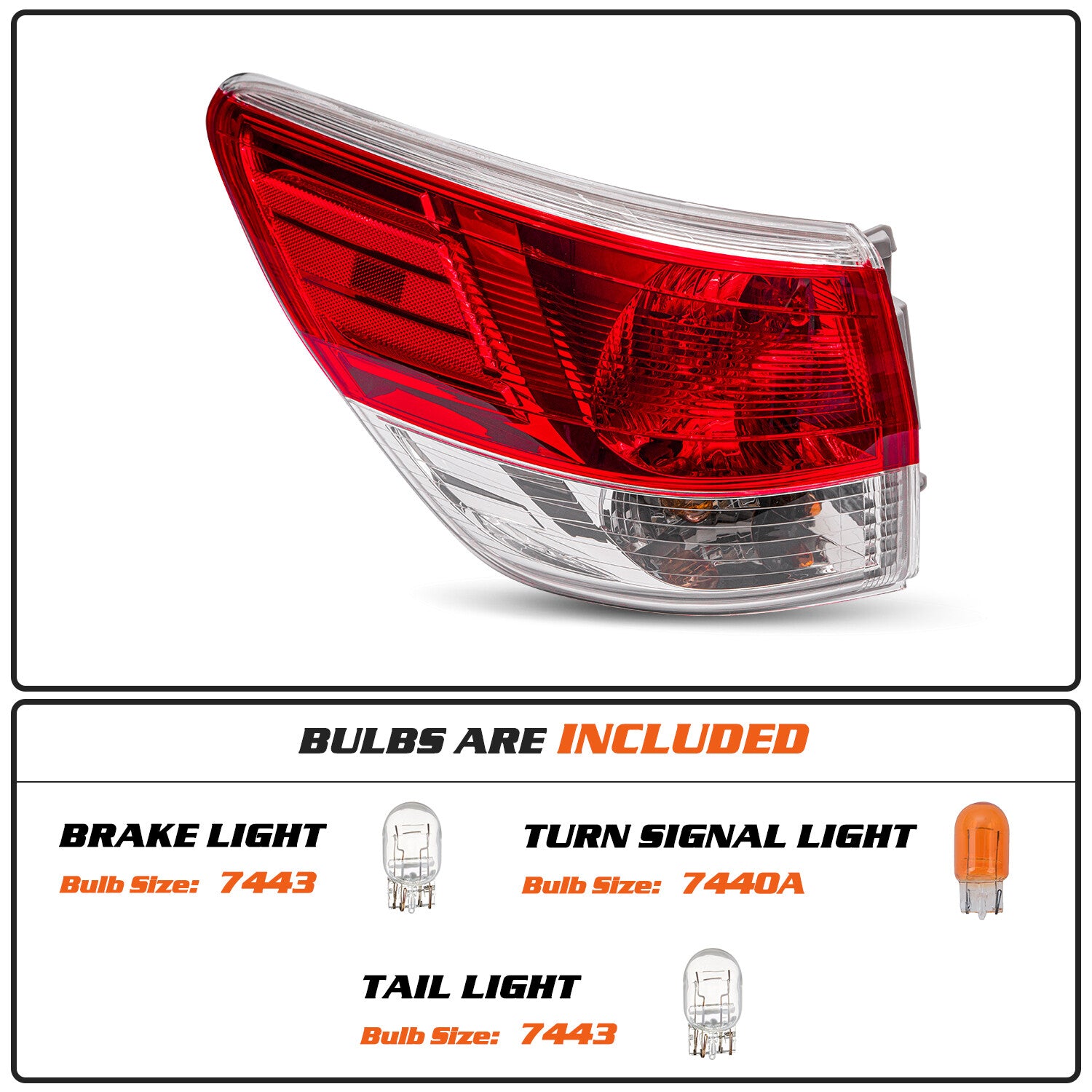 For 2013-2016 Nissan Pathfinder Rear Outer Left Driver Side Tail Light Assembly