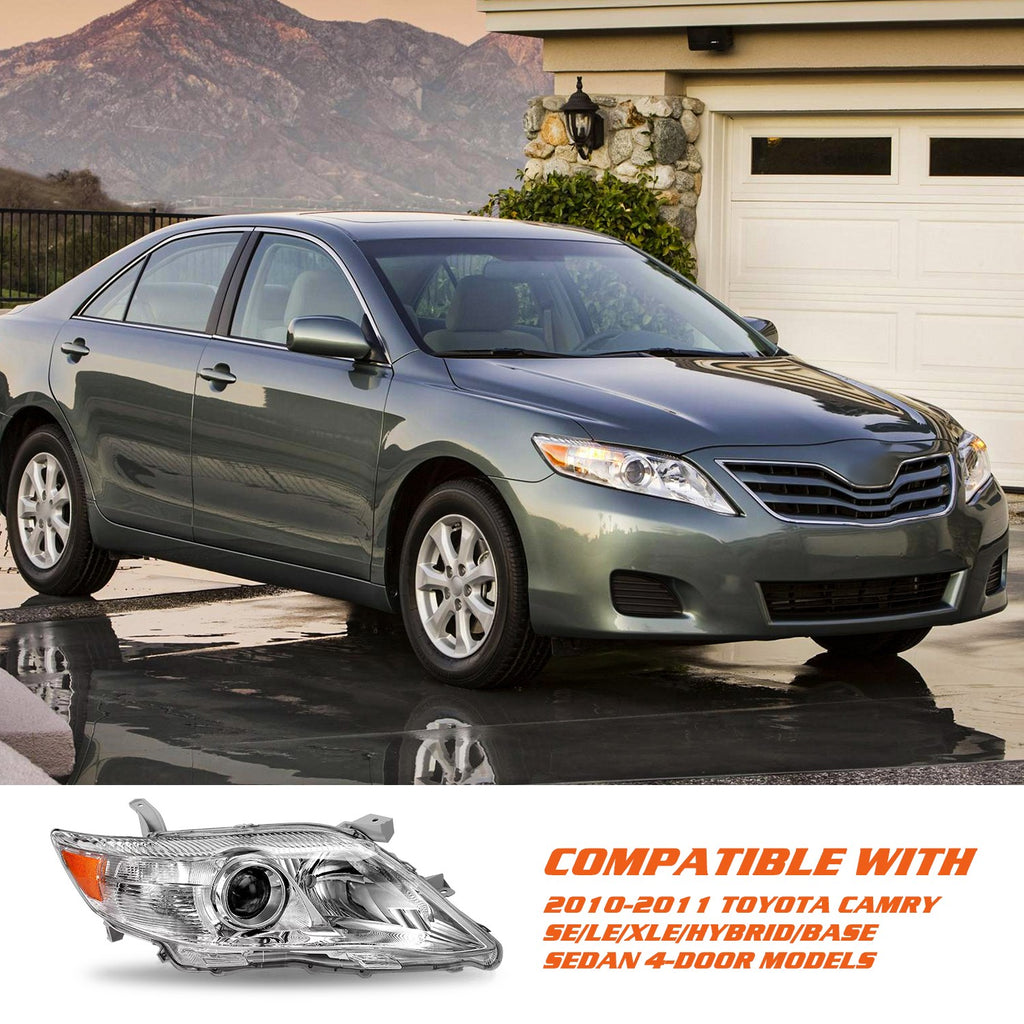 Headlight Reflector For 2010-2011 Toyota Camry Sedan 4-Door Passenger Right10-11