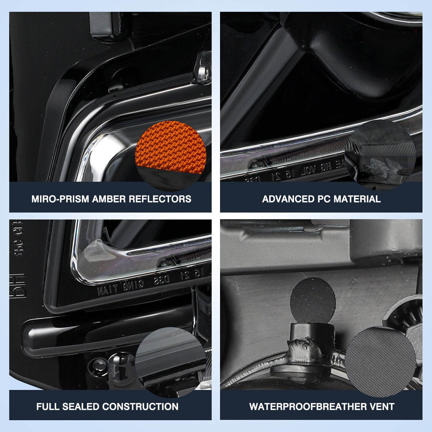 Fit For 2019-2021 Chevy Blazer HID/Xenon Model Projector Headlight Headlamp