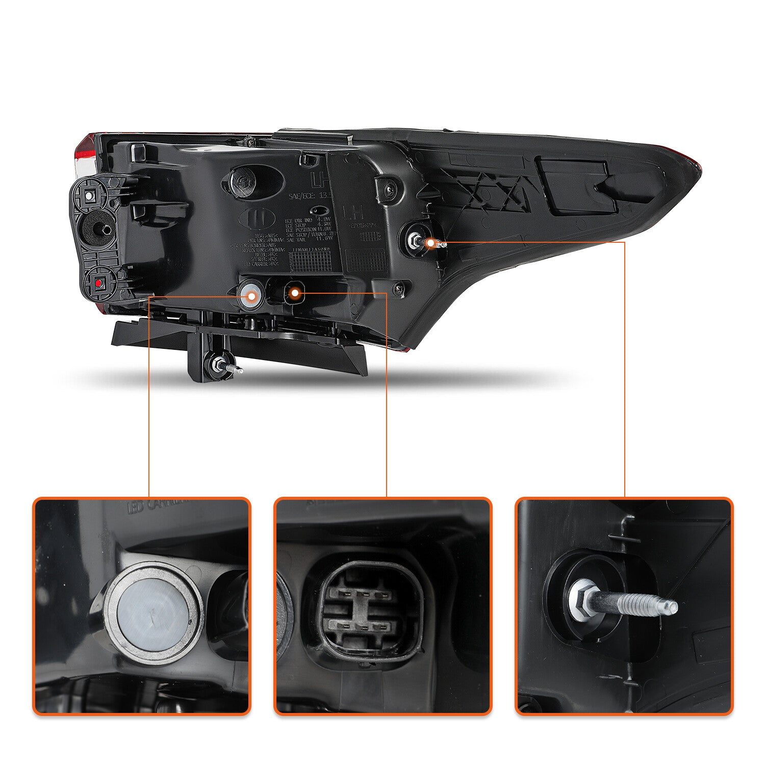 For 2018 2019 2020 Chevrolet Traverse LED Tail Light Lamp Driver Left Side