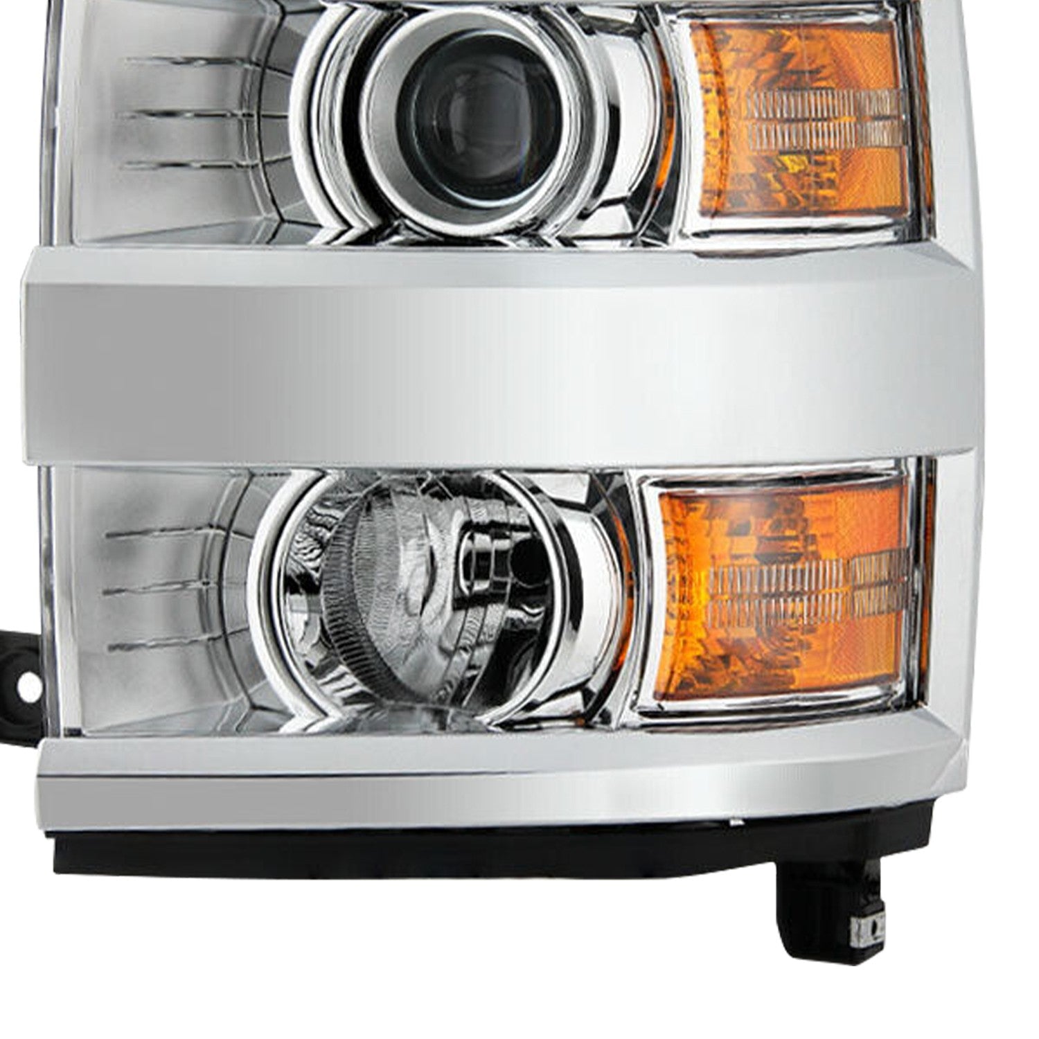 Headlights For 2015-2019 Chevy Silverado 2500 3500HD Headlamps Assembly Sets