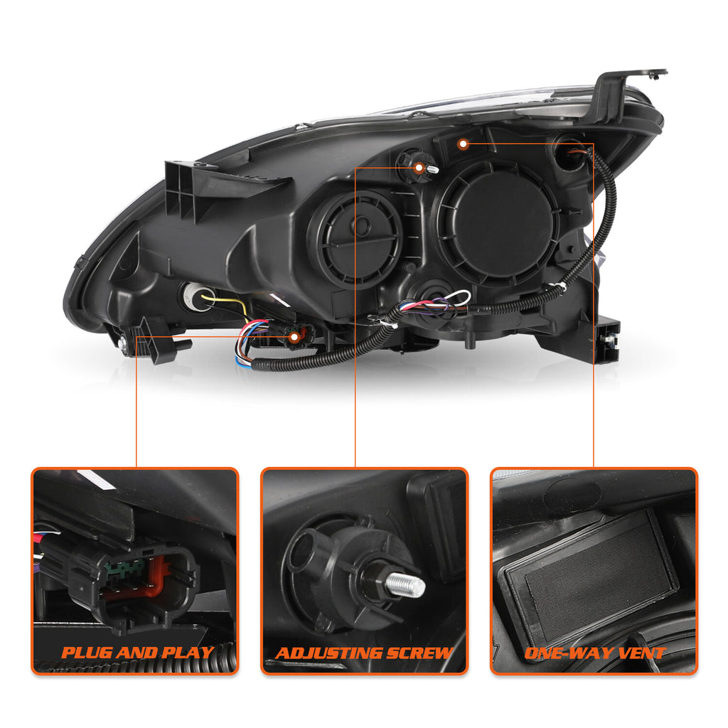 For 2013 2014 2015 Nissan Sentra Halogen Right Passenger Side Headlight Headlamp