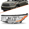 For 2014 2015 2016 Toyota Highlander Left Driver LH Headlight Assembly Headlamps