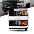 For 2015-2019 Chevy Silverado 2500 3500 HD Chrome Headlight Driver Left 15-19