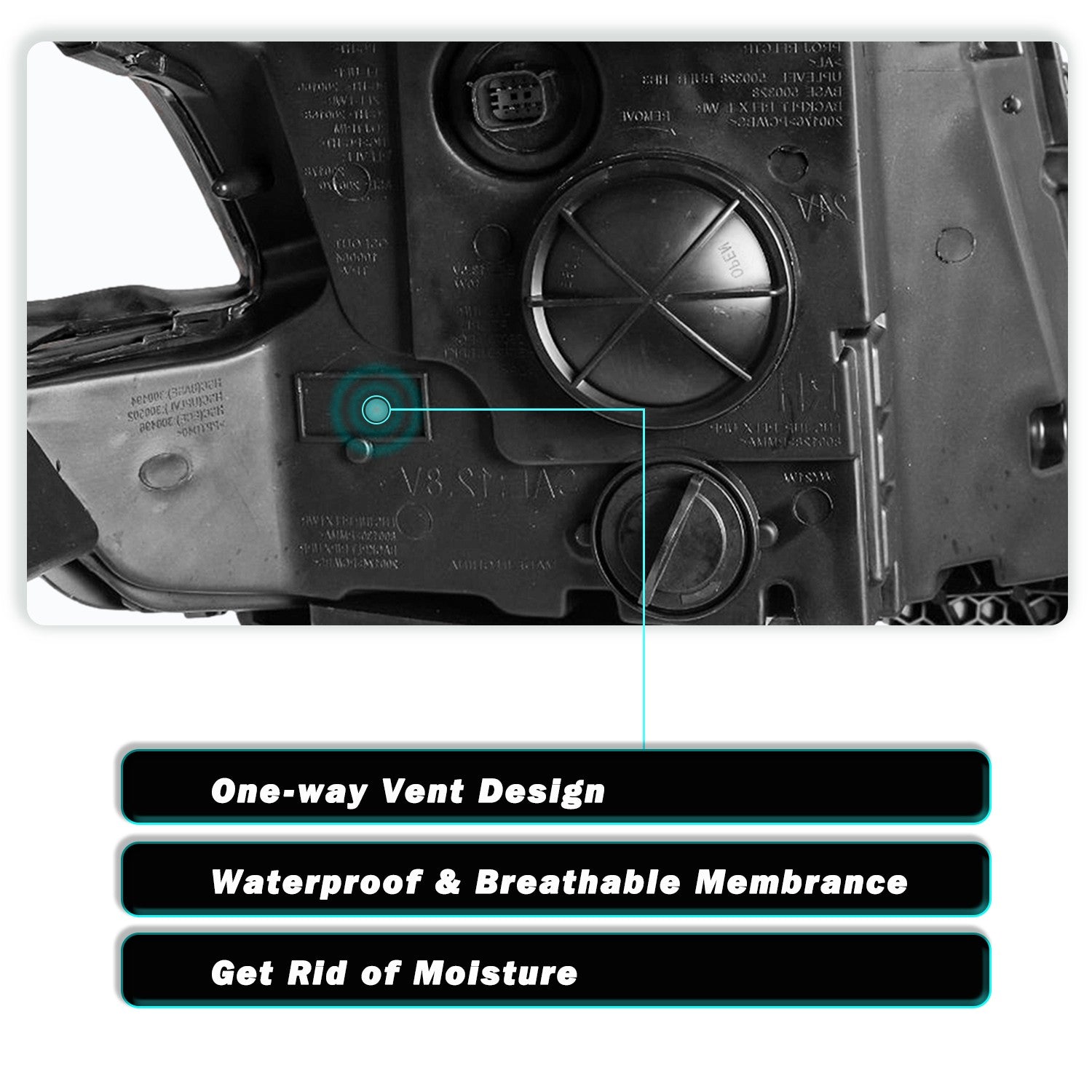 For 2015-2020 Chevy Tahoe Suburban Projector Headlight w/ LED DRL Left Side w/ B