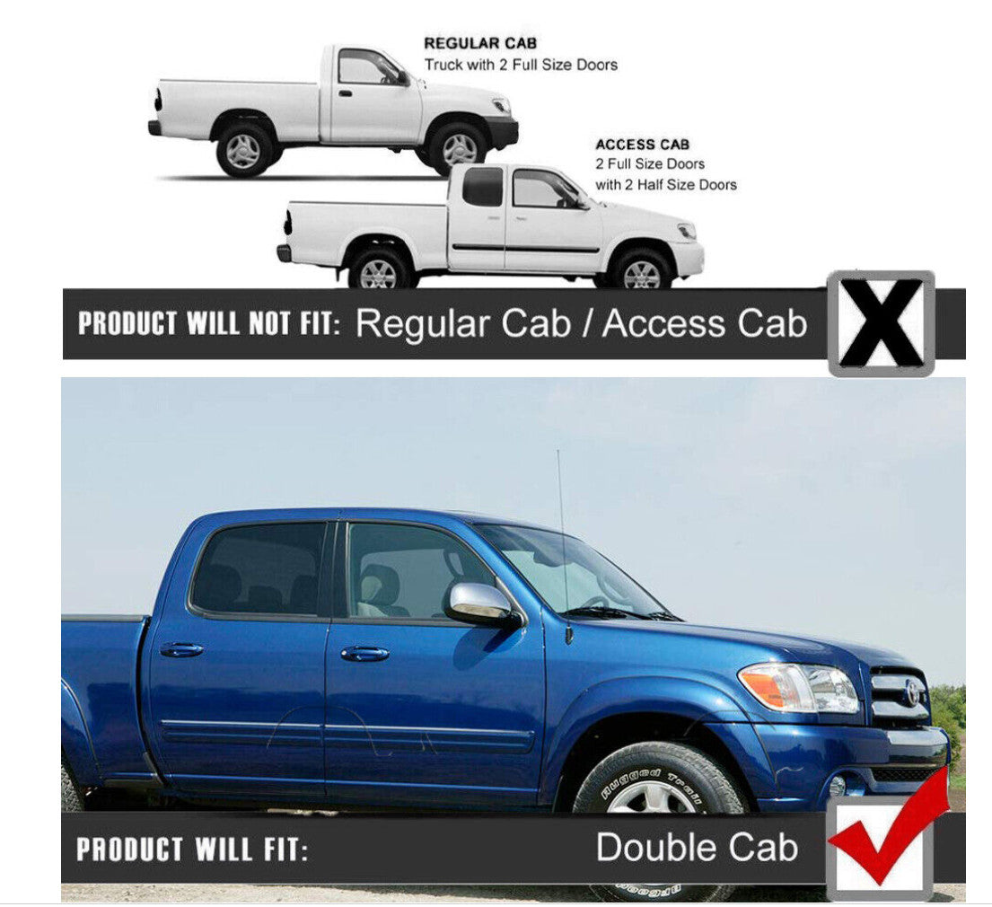 For 2005-2006 Toyota Tundra 05-07 Sequoia Chrome Headlights Clear Corner Lamps