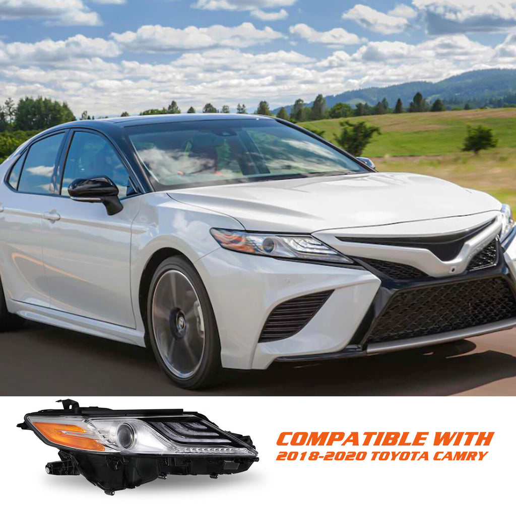 For 2018 2019 2020 Toyota Camry XLE XSE LED Headlight Assembly Passenger Right