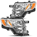For 2007 2008 2009 2010 Ford Edge SE SEL Headlights Assembly Headlamps Pair