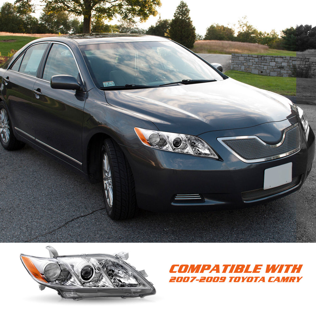 FOR 2007 2008 2009 TOYOTA CAMRY HALOGEN PROJECTOR HEADLIGHT RIGHT/PASSENGER SIDE