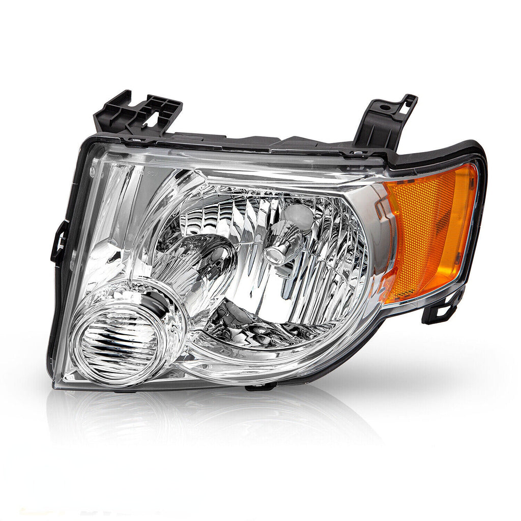 For 2008 2009 2010 2011 2012 Ford Escape SUV Chrome Driver Side Headlight Lamp