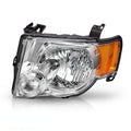For 2008 2009 2010 2011 2012 Ford Escape SUV Chrome Driver Side Headlight Lamp