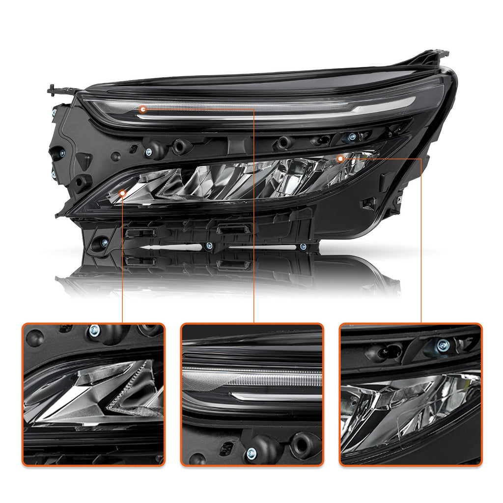 For 2022-2024 Chevy Equinox LT / RS Full LED Headlights Left+Right Headlamps Set