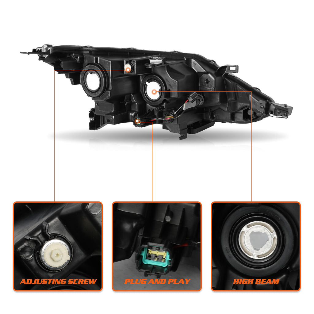 Left Headlamp For 2017-2019 Nissan Rogue Sport Halogen Driver Headlight Assembly