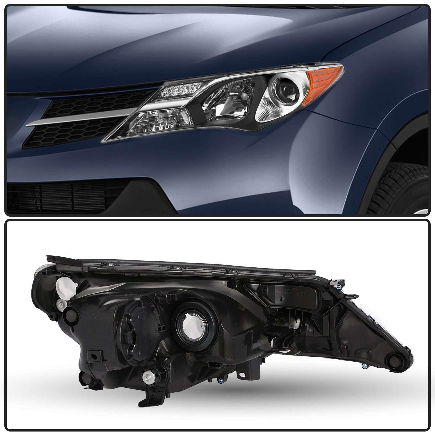 For 2013 2014 2015 Toyota RAV4 RAV-4 Headlight Headlamp Left Driver Side 13-15