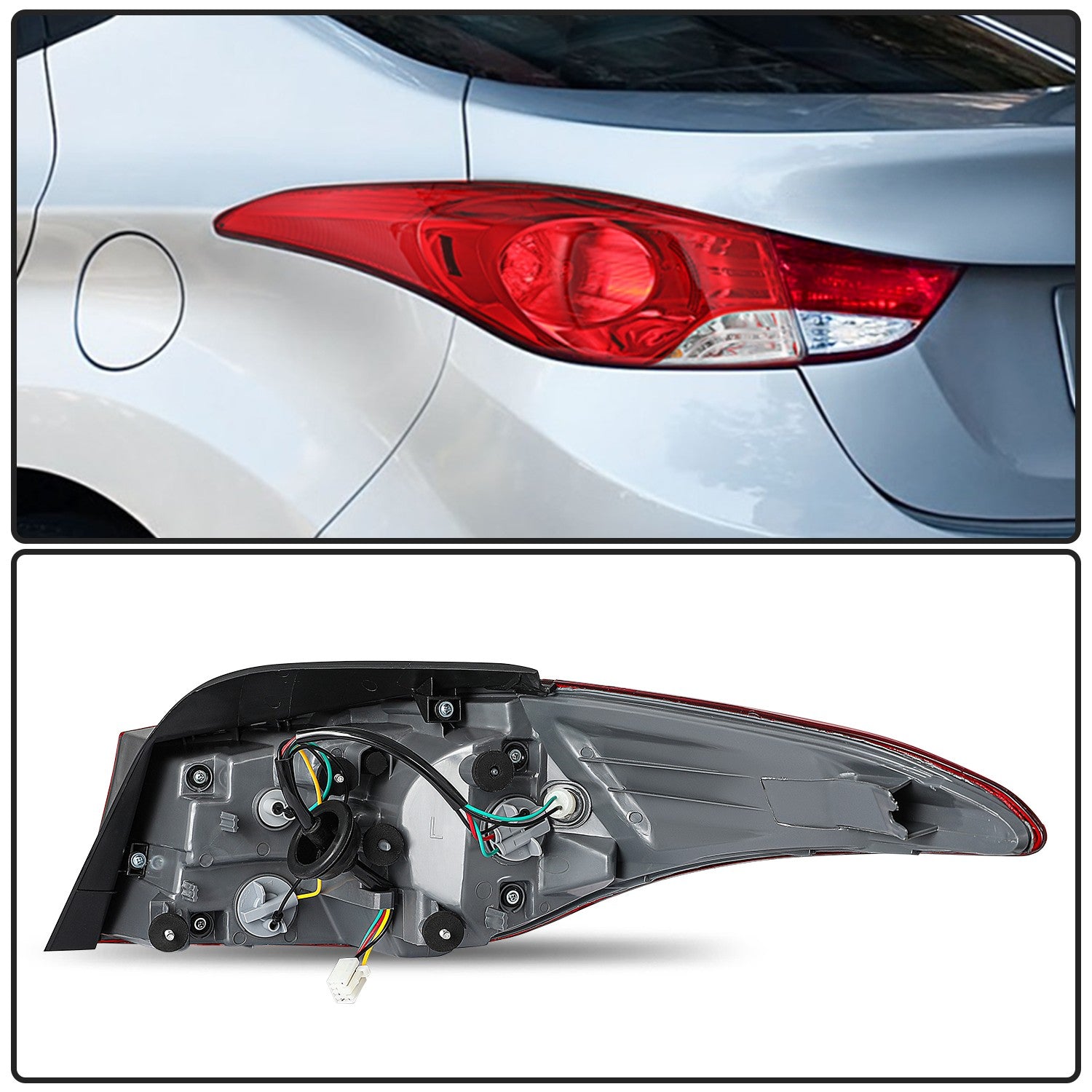 Tail Lights For 2011-2013 Hyundai Elantra Left Right Outer Halogen LEFT&RIGHT