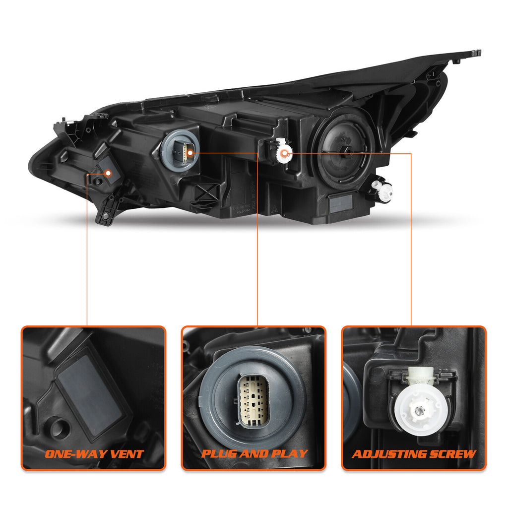 For 2018-2021 Chevy Equinox HID/Xenon Headlight w/ LED DRL Passenger Right Side