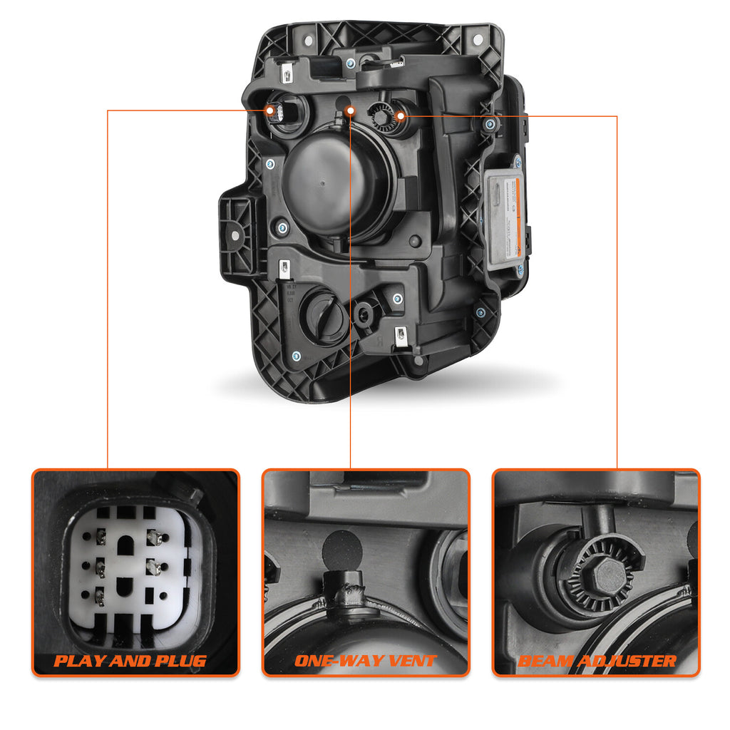 For Chevy Blazer 2019-2021 HID Headlamp Driver left Side W/Bulb LH Headlight