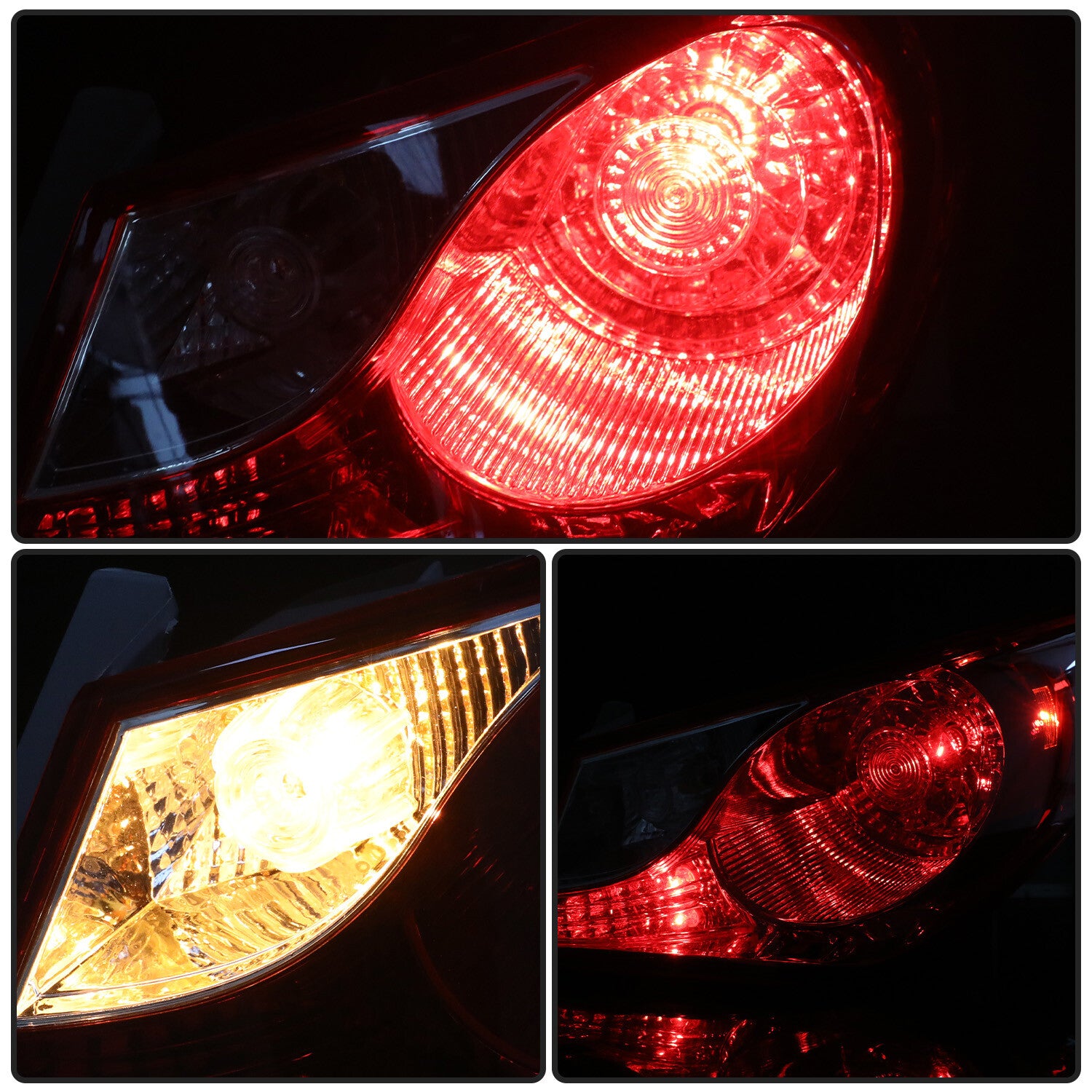 Passenger Right Tail Light For 2011-2014 Hyundai Sonata Outer Mounted Halogen