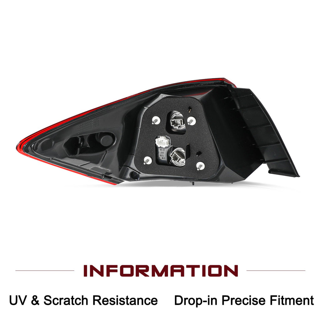 For 2016-2017 Honda Accord Rear Outer Passenger Side Tail Light Brake Lamp