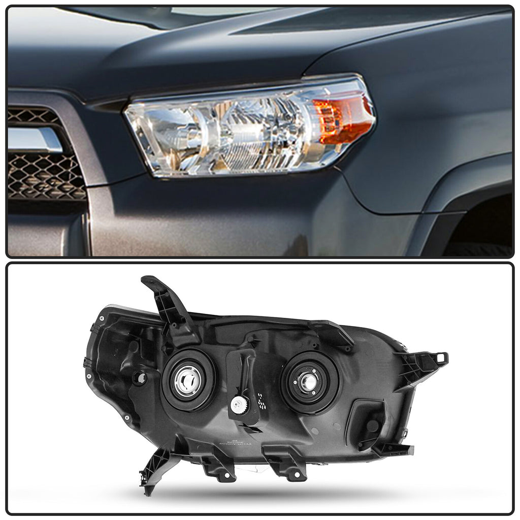 For 2010-2013 Toyota 4Runner Limited SR5 Model Amber Headlights Assembly Set