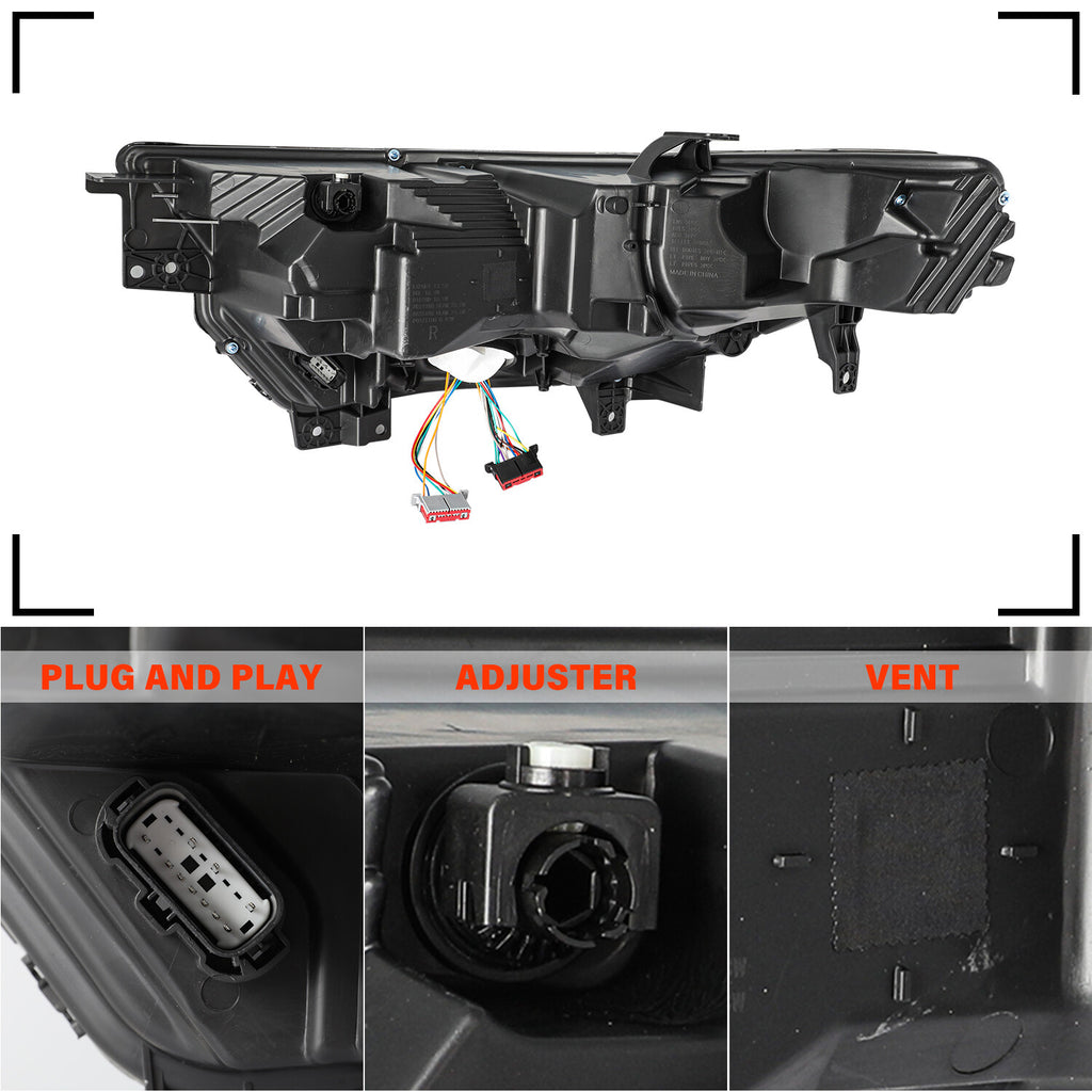 For 2020 2021 25 Ford Explorer XLT Limited LED Passenger Side Headlight RH