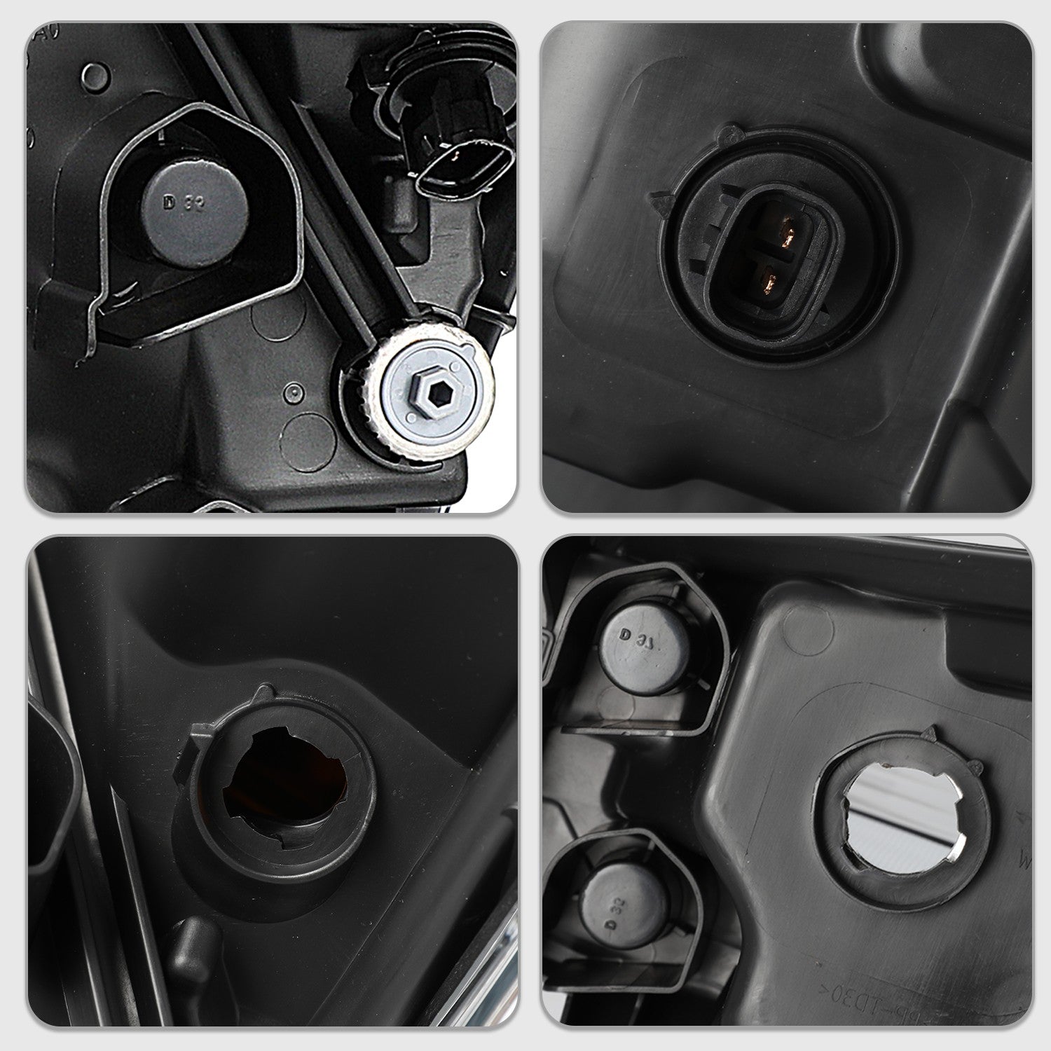 For 2022 2023 Toyota Corolla Cross L LE LED Headlight Left & Right Side Pair