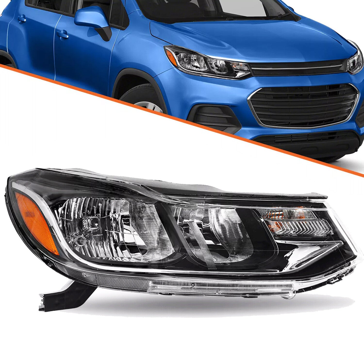 Headlight For 2017-2022 Chevrolet Trax Halogen Factory Assembly Headlamp LS/LT