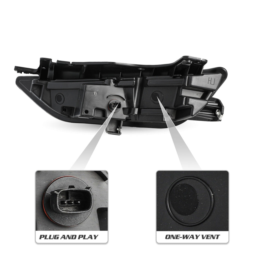 For 2019-2022 Chevy Blazer Upper Headlight w/ LED DRL Headlamp Passenger Side