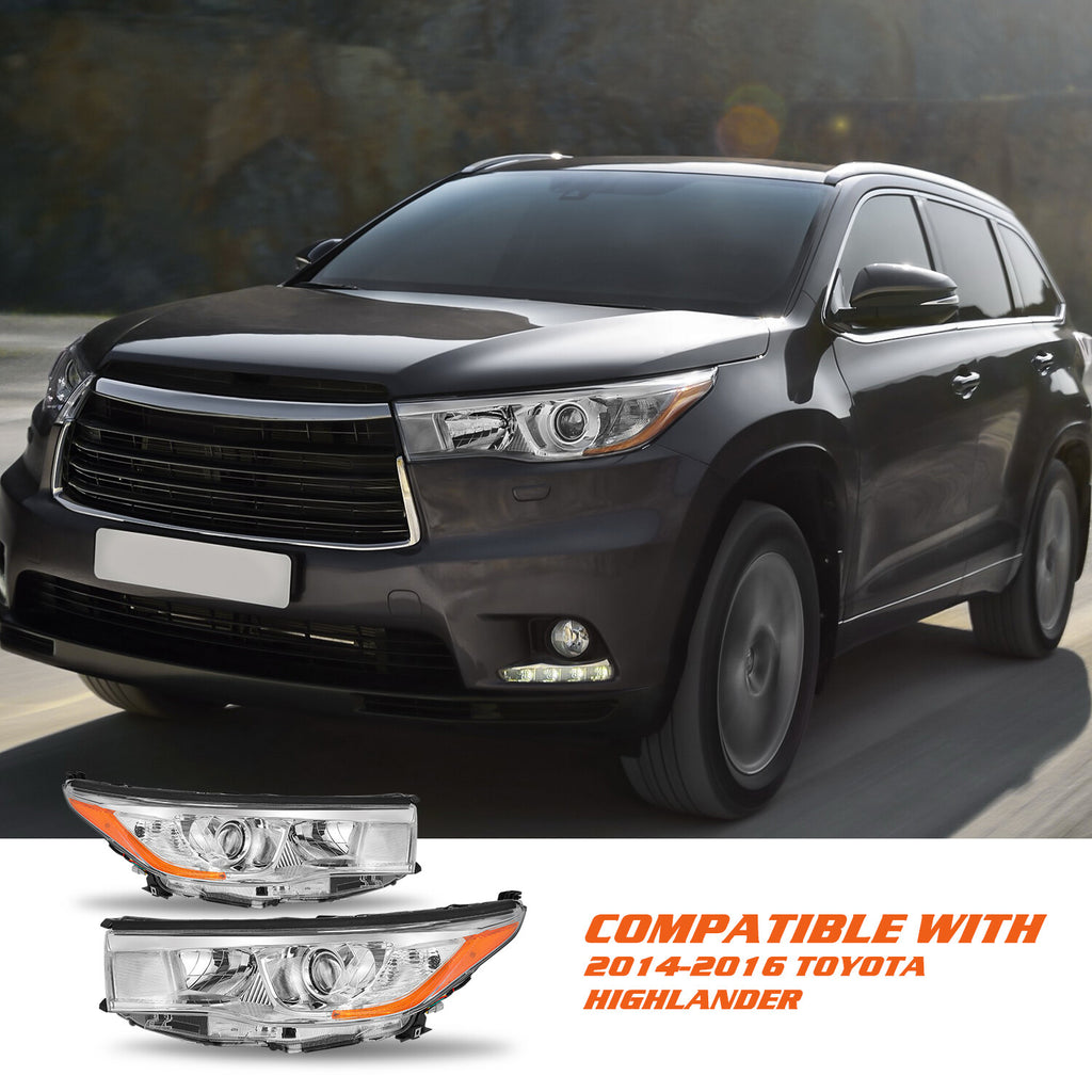 For 2014 2015 2016 Toyota Highlander Headlights Assembly