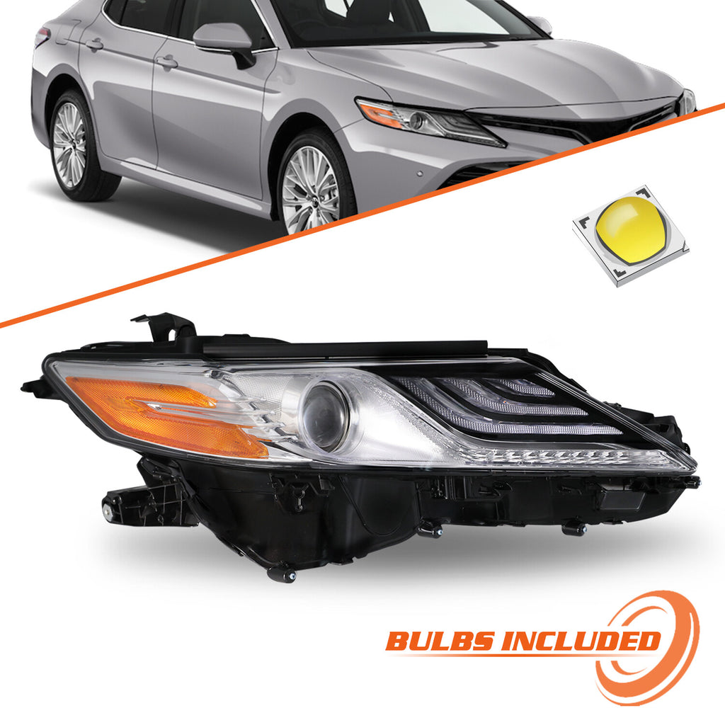 For 2018 2019 2020 Toyota Camry XLE XSE LED Headlight Assembly Passenger Right