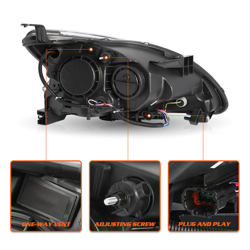 For 2013 2014 2015 Nissan Sentra Halogen Left Driver Headlight Assembly Headlamp