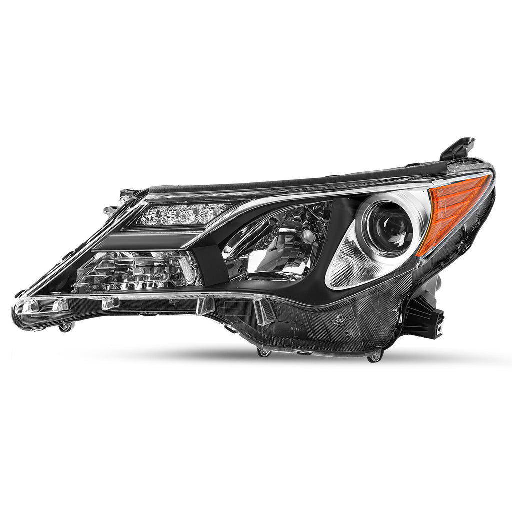 For 2013-2015 Toyota RAV4 RAV-4 Headlights Headlamps Set
