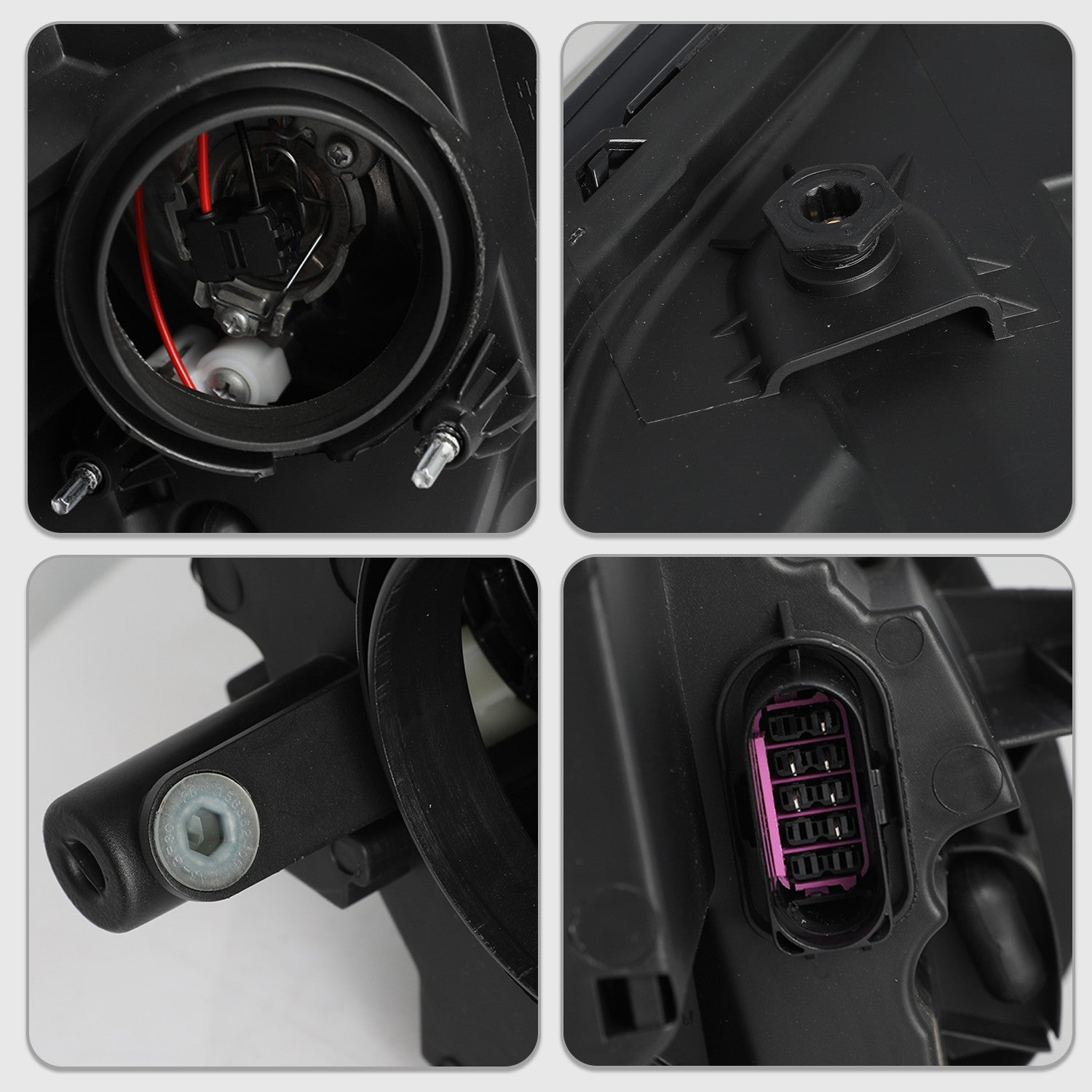 Bulb+Black Housing For 2012-2015 Volkswagen Passat New Headlights Assembly LH+RH