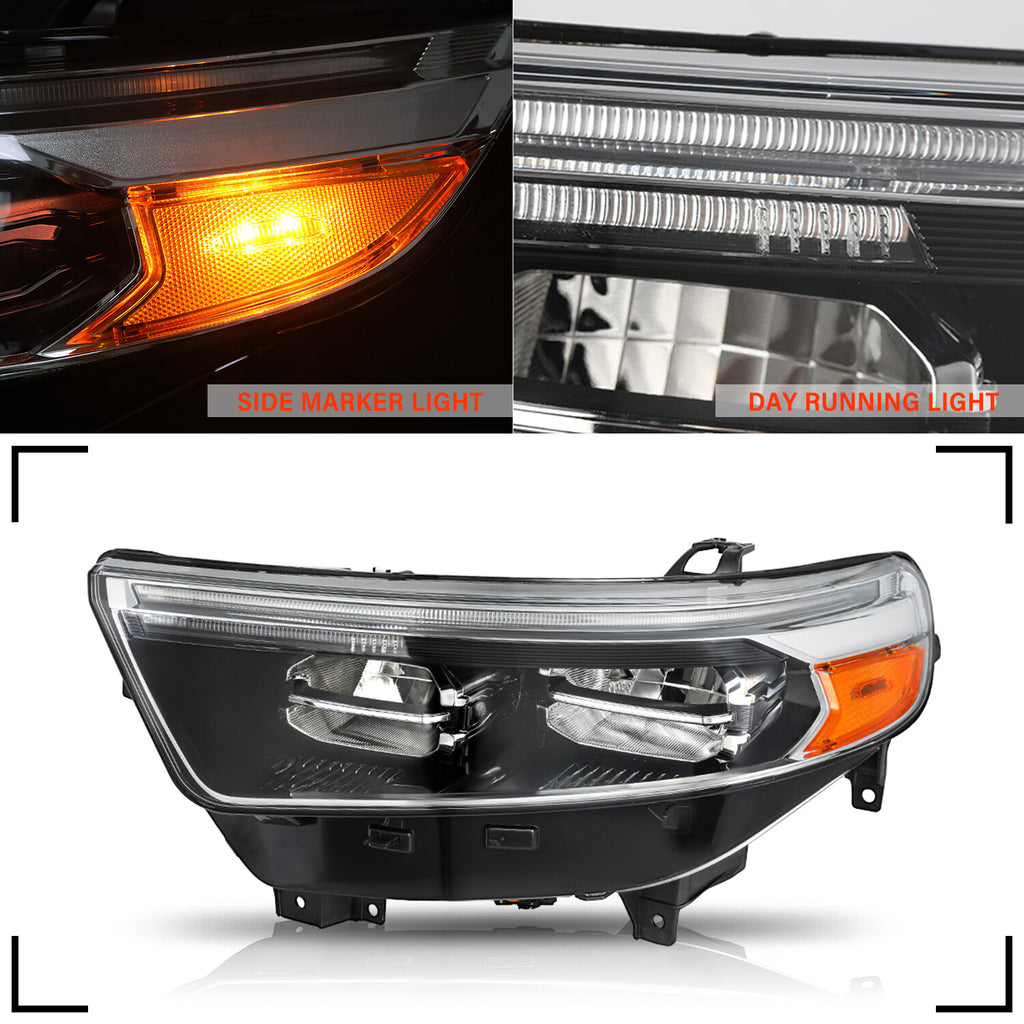 For 2020-2024 Ford Explorer XLT / Limited LED Headlights Headlamps Left+Right
