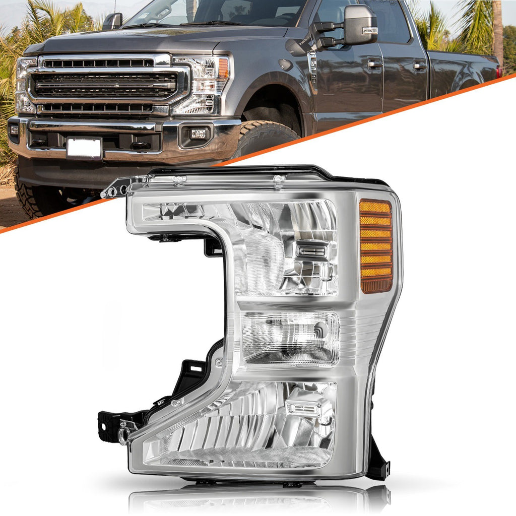 For 2020-2022 Ford F250 F350 SuperDuty Halogen Type Headlight Left Driver Side