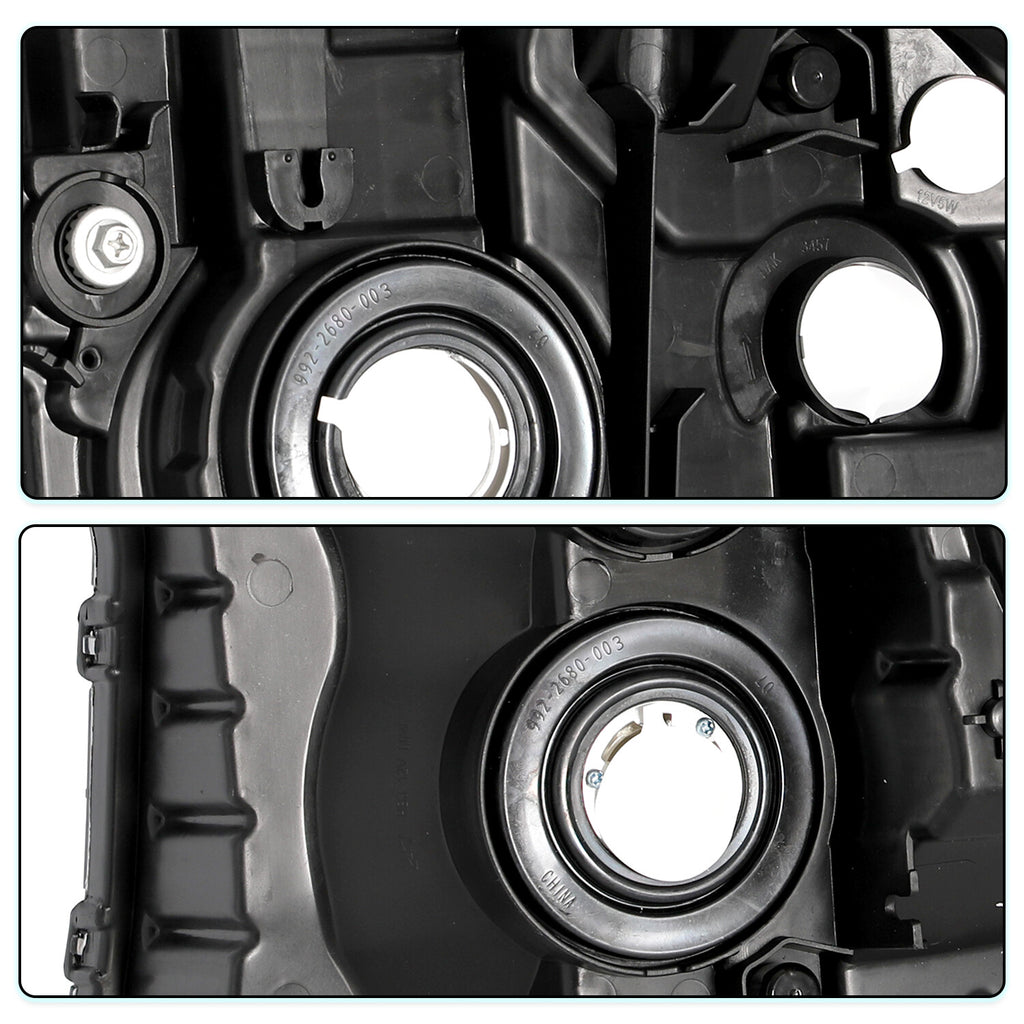 For 2009 2010 2011 Honda Pilot 4Dr Chrome Amber Right Passenger Side Headlight