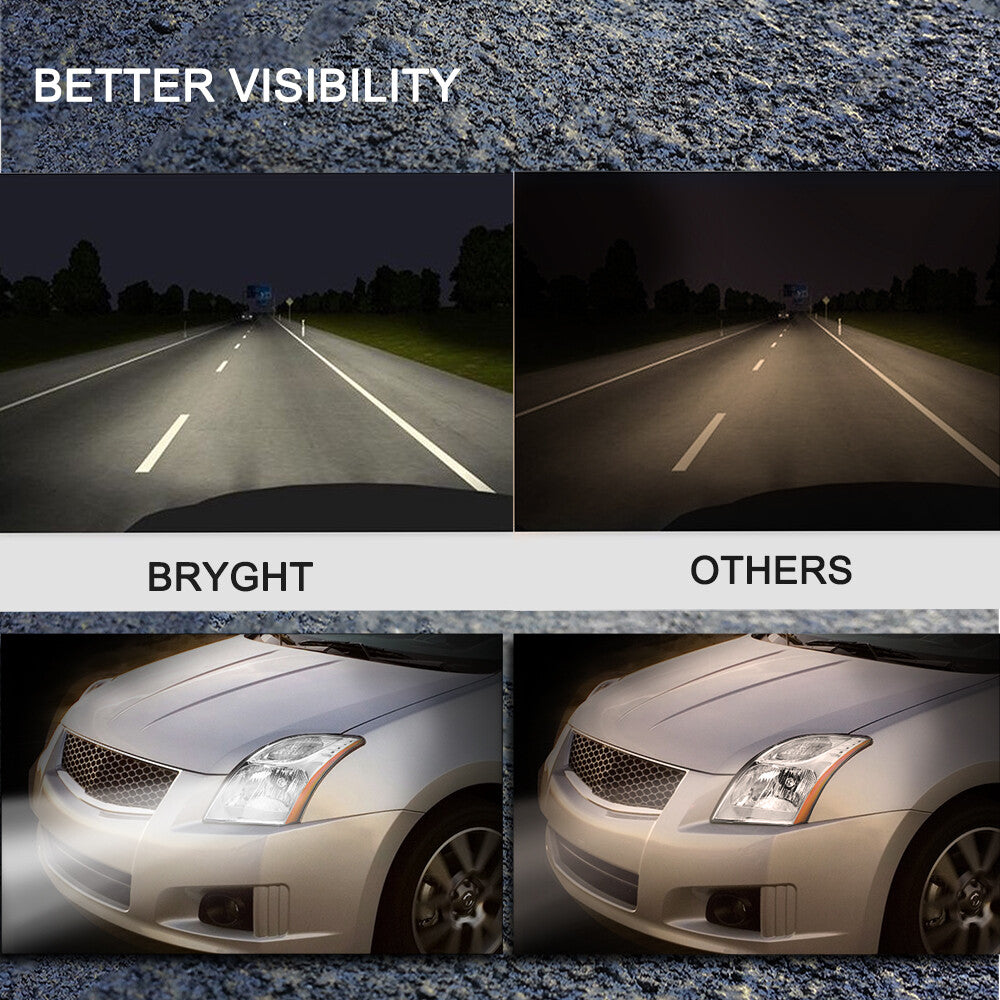 For 2010 2011 2012 Nissan Sentra 2.0L Halogen Headlights Assembly Headlamps Pair