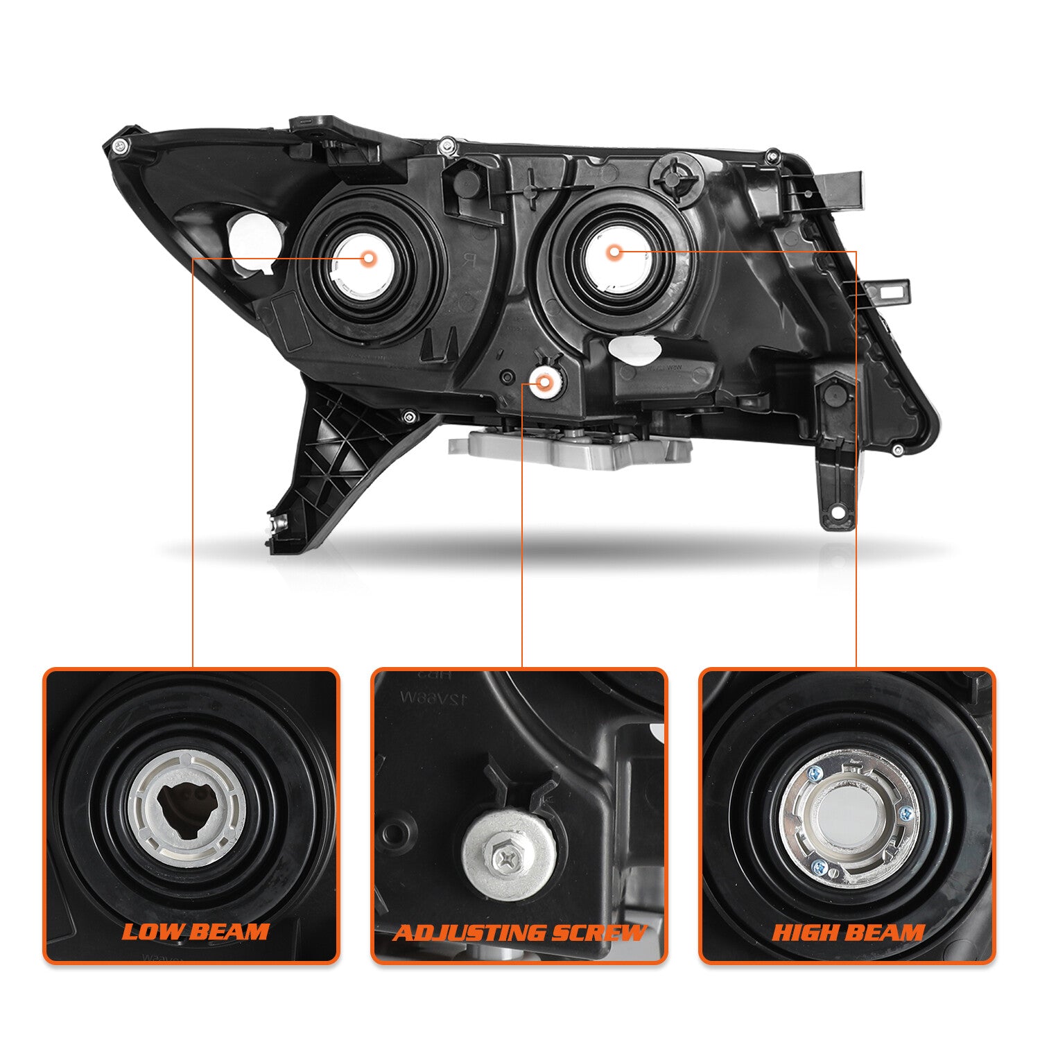 For 2013 2014 2015 2016 Nissan Pathfinder Halogen Driver Side Headlight Headlamp