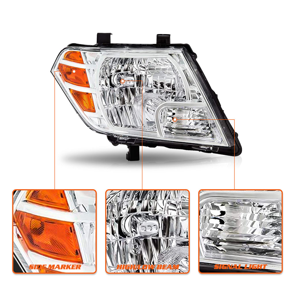 For 2009-2020 2021 Nissan Frontier Truck Right Passenger Side Headlight Headlamp