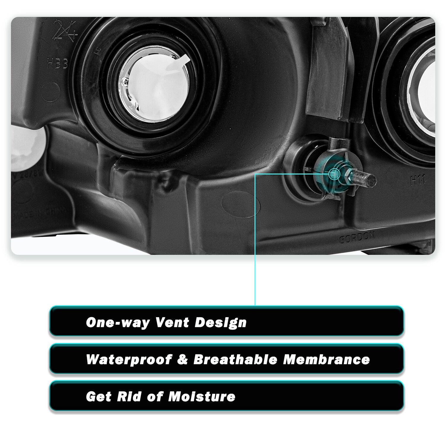 Halogen Pair Headlamp For 2011-2013 Jeep Grand Cherokee/11-17 Compass Headlights