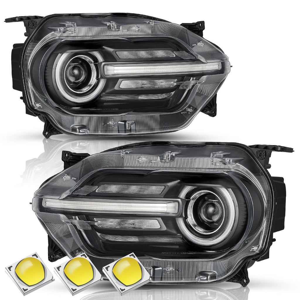 For 2021-2024 Ford Bronco Sport w/ LED Signature Projector Headlights LH+RH Pair