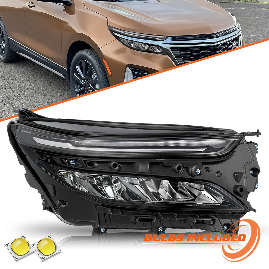 For 2022-2024 Chevy Equinox LT | RS Full LED Headlight Right Passenger Side