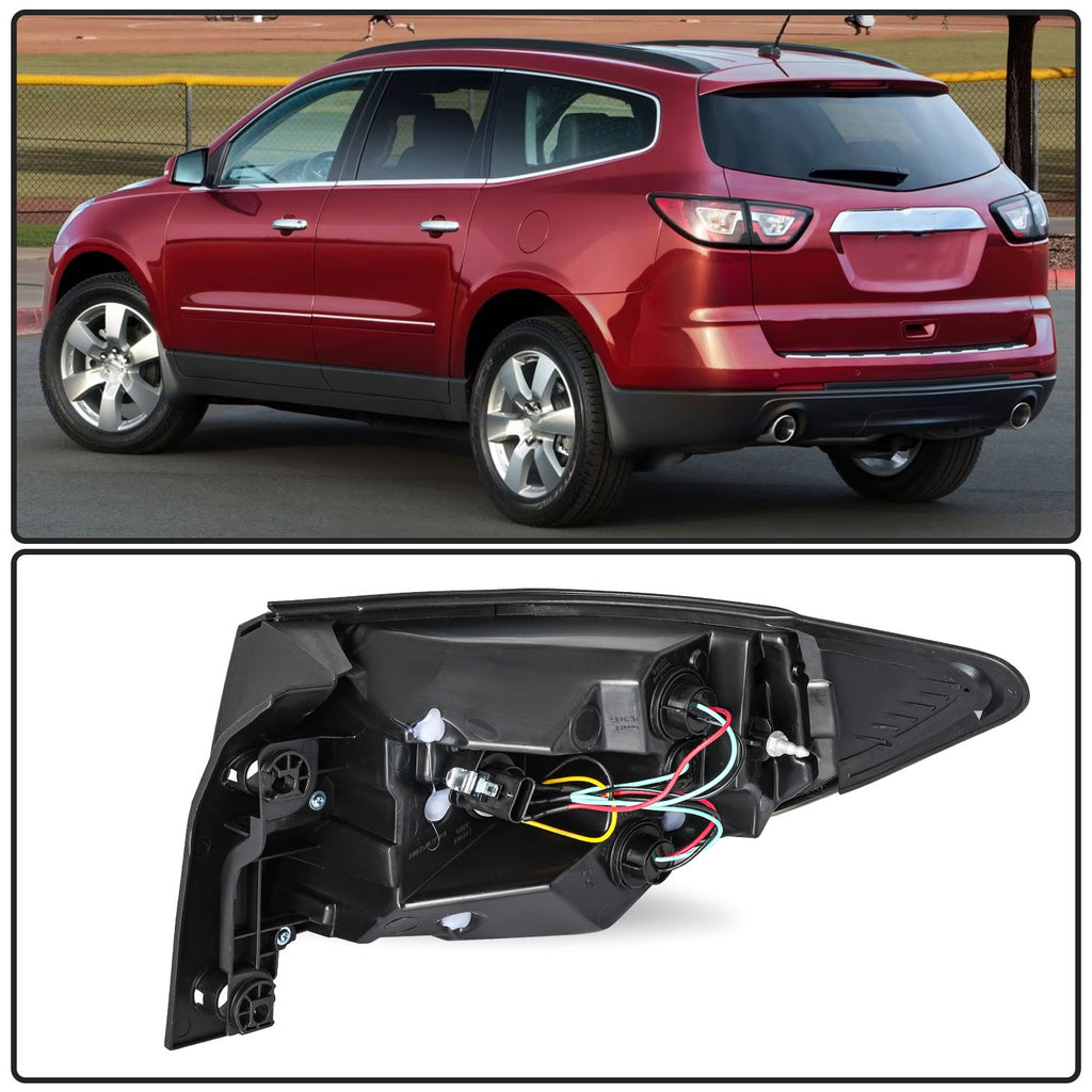 Fit For 2013-2017 Chevy Traverse Outer Tail Lights Brake Lamps Assembly LH RH